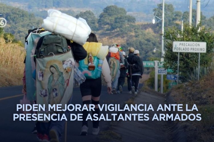 Peregrinos que se dirigen a la Basílica denuncian robos ocurridos en Puebla