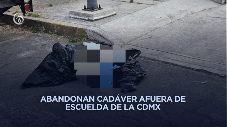 Hallan embolsado frente al Bachilleres #10 en la Venustiano Carranza