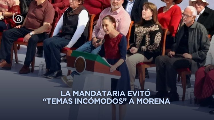 De esto habló Sheibaum durante el “festejo” de la 4T