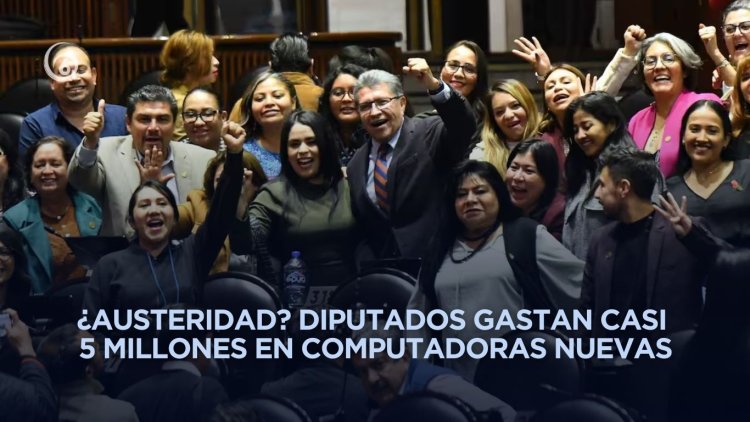 Adelantan regalo de navidad a diputados morenistas; les dan una mac y 100 mil pesos