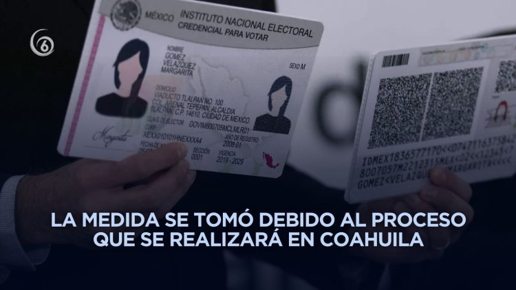 INE ampliará vigencia de credenciales que expiran en 2025