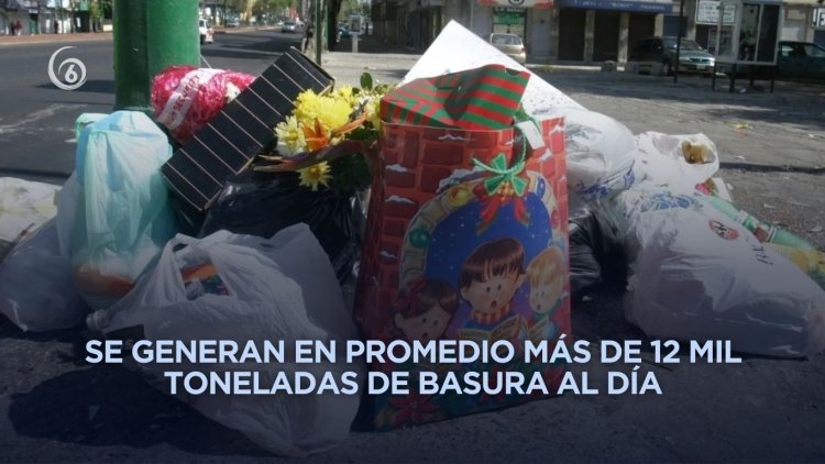 En temporada decembrina, basura en CDMX aumenta casi 50 por ciento