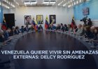 Nueva presidenta de Venezuela llama al diálogo con Estados Unidos