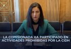 Cuestionan imparcialidad de comisionada de la CIDH tras participar en foro político