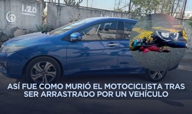 Encuentran abandonado en Nezahualcóyotl auto con el que atropellaron a motociclista en Iztapalapa