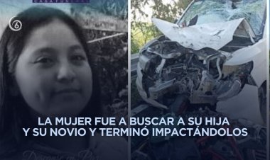 Mujer choca con su propia hija y su yerno en Veracruz; ambos murieron