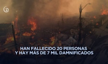 Siguen afectaciones por incendios forestales en el sur de Chile