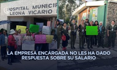 Trabajadores de hospitales de Ixtapaluca realizan paro de labores por falta de pagos
