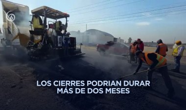 Anuncian cierres viales por obras en la autopista México–Puebla y la carretera Puebla–Tlaxcala