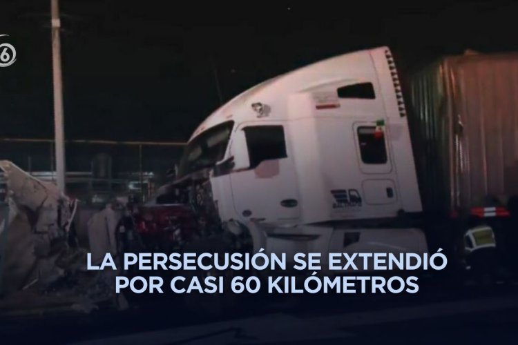 Asalto en la México-Querétaro ocasiona persecución y accidente