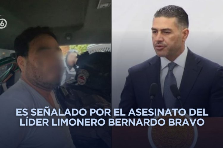 Detienen a “El Botox” identificado como principal extorsionador de limoneros en Michoacán