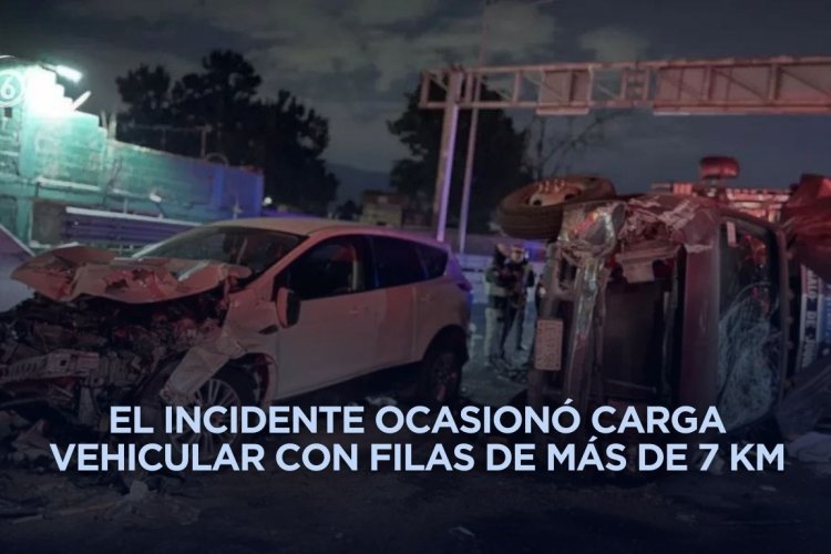 Mueren dos personas en accidente vial sobre la México-Pachuca