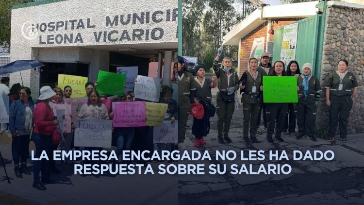 Trabajadores de hospitales de Ixtapaluca realizan paro de labores por falta de pagos