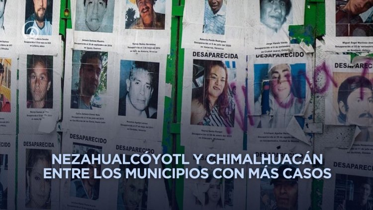 Edomex concentró la mayor cantidad de desapariciones durante 2025