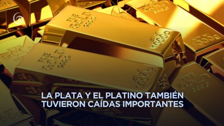 Oro sufre su peor caída diaria desde 1983 tras anuncio de Trump