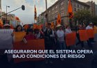 Protestan empleados del Metro por falta de insumos y refacciones