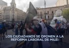 Policía de Argentina reprime manifestaciones en Buenos Aires