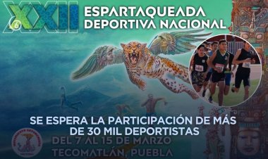 Anuncia Antorcha XXII Espartaqueada Deportiva Nacional 2026