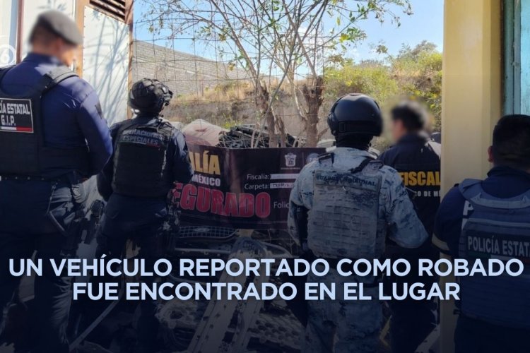 Aseguran más de 30 toneladas de autopartes robadas en inmueble de Chimalhuacán