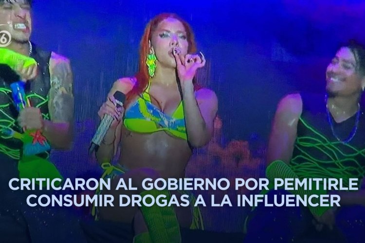 Polémica presentación de la influencer Yeri Mua en Carnaval de Veracruz