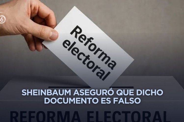 Filtran supuesto borrador de reforma electoral con cambios al INE y al Congreso