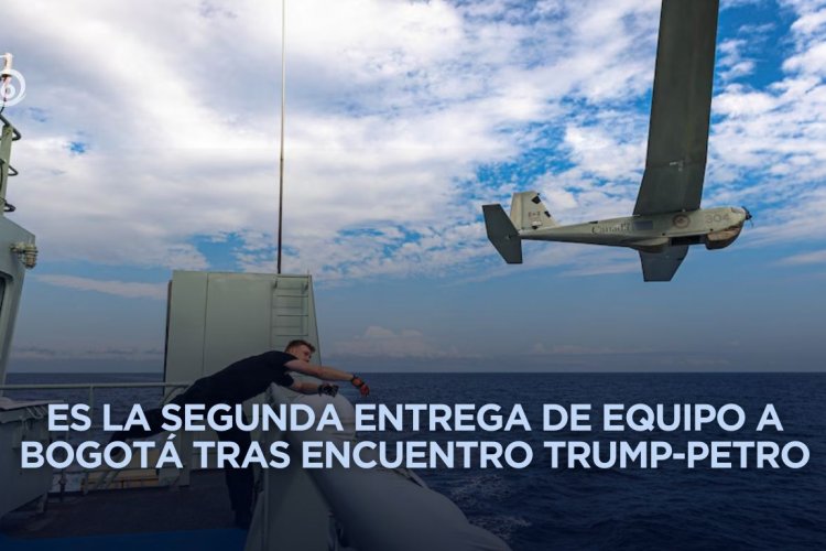 EEUU entrega a Colombia drones y equipos de comunicación militar