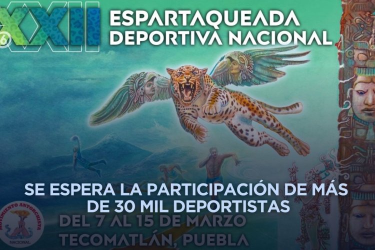 Anuncia Antorcha XXII Espartaqueada Deportiva Nacional 2026