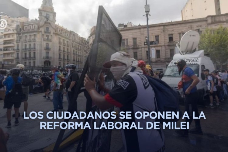 Policía de Argentina reprime manifestaciones en Buenos Aires