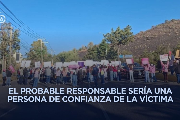Protestan para pedir reclasificar a feminicidio muerte de Renata Palmer en Atizapán de Zaragoza