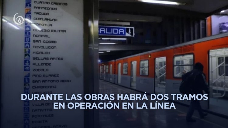 Anuncian cierre de estaciones de la Línea 2 del Metro por reparaciones