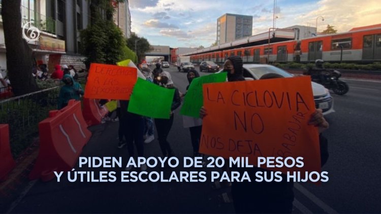 Sexoservidoras de Tlalpan denuncian afectación económica por obras en su zona de trabajo