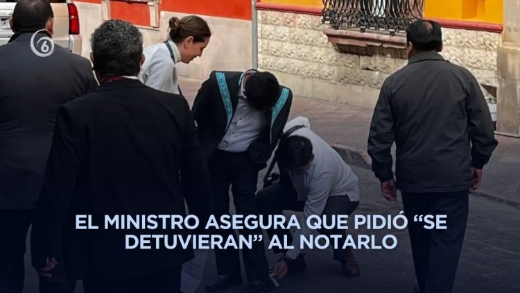 Presidente de la SCJN defiende que colaboradores le limpiaran los zapatos