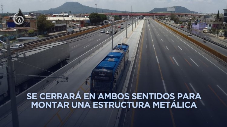 Anuncian nuevo cierre en la México-Puebla por obras del Trolebús