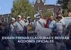 Protestan en Toluca contra operativos en anexos