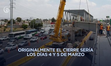 ¡Que siempre no! Reprograman cierre en la México-Puebla por obras del Trolebús