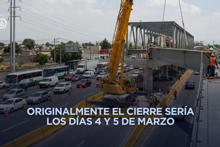 ¡Que siempre no! Reprograman cierre en la México-Puebla por obras del Trolebús