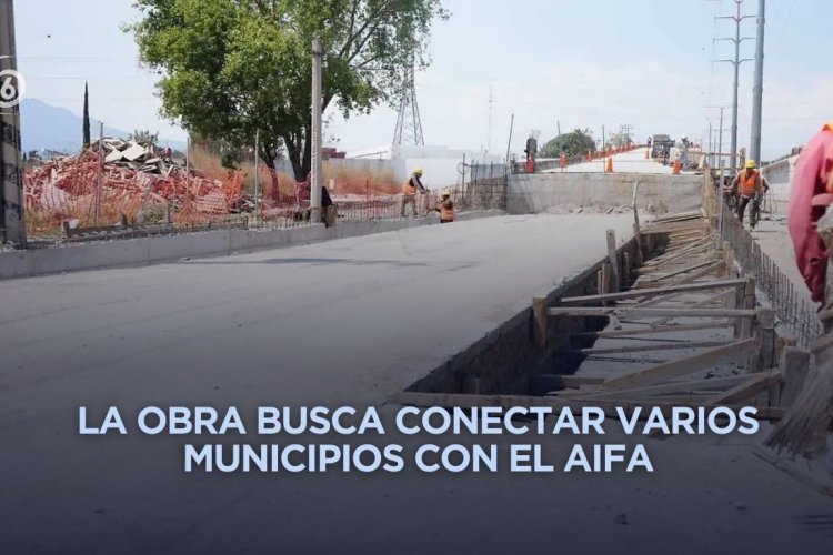 Tras diez años retoman construcción del puente “La Mexiquense” en Tecámac