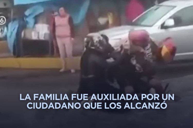 Familia es arrastrada por una corriente de agua en Tultepec