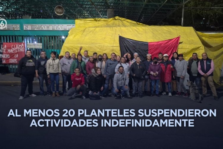 Estalla huelga en Bachilleres del Edomex y CDMX