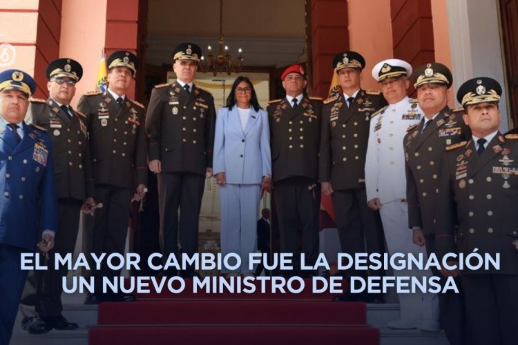Presidenta encargada venezolana renueva cúpula militar tras cambio en Defensa
