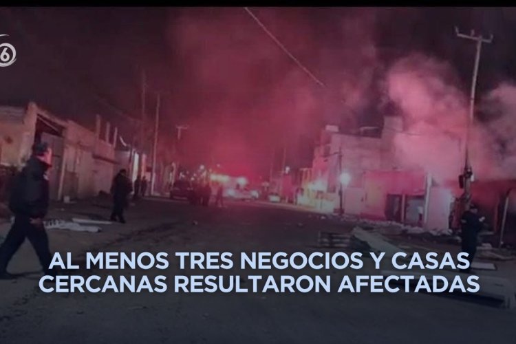 Explosión de gasera en Chalco deja una persona lesionada
