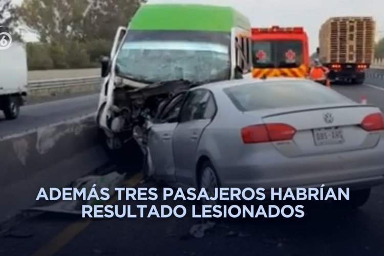 Camioneta que viajaba en sentido contrario provoca muerte de conductora en el CEM