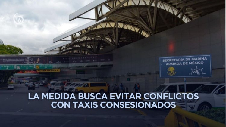 AICM busca habilitar área para taxis de aplicación