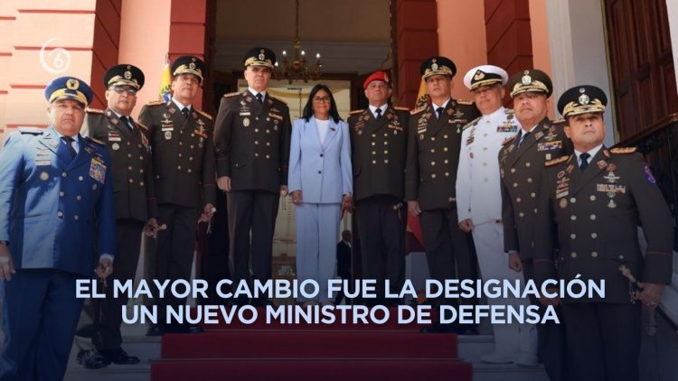 Presidenta encargada venezolana renueva cúpula militar tras cambio en Defensa