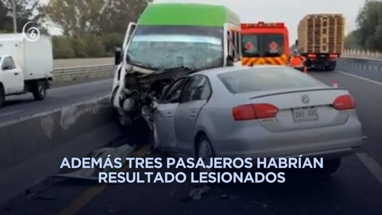 Camioneta que viajaba en sentido contrario provoca muerte de conductora en el CEM