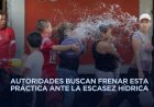 Multas por desperdiciar agua en Sábado de Gloria superan los 35 mil pesos