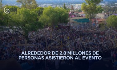 Con asistencia multitudinaria se realizó la 183 representación de la Pasión de Cristo en Iztapalapa