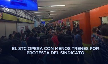 Continúan afectaciones en el Metro por paro escalonado de trabajadores