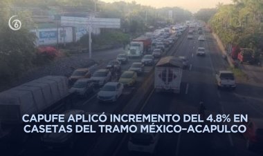 Aumentan tarifas en la Autopista del Sol al cierre de periodo vacacional