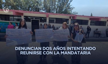 Padres de familia y maestros solicitan audiencia con la gobernadora Delfina Gómez